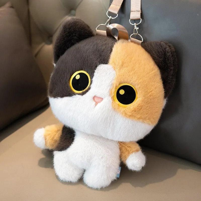 Plush Backpack Doll Bag For Girls With Pillow
