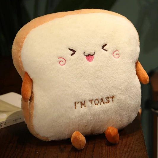 Plush Bread Pillow | PP Cotton Filling | Toylandeu