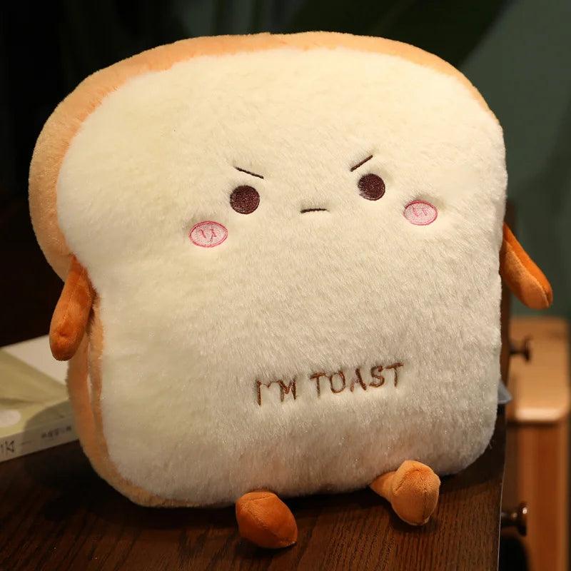 Plush Bread Pillow | PP Cotton Filling | Toylandeu