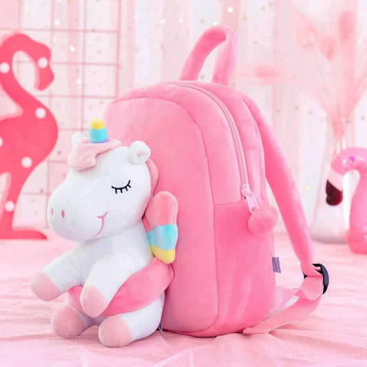 Gloveleya Plush Toddler Backpack for Girls - Spring Edition - ToylandEU™