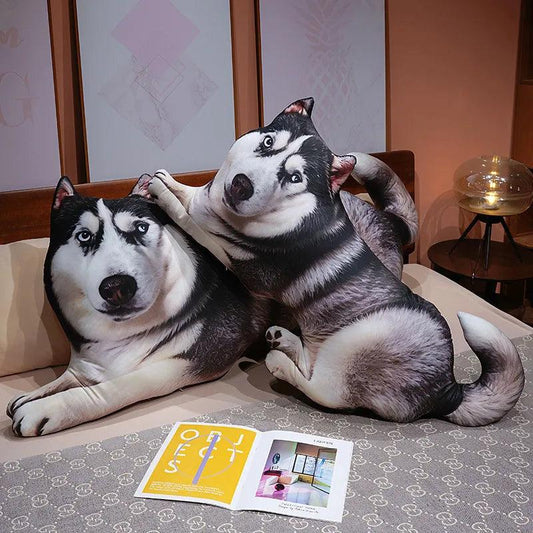 Plush Husky Dog | Thick Cotton Padding | Toylandeu™