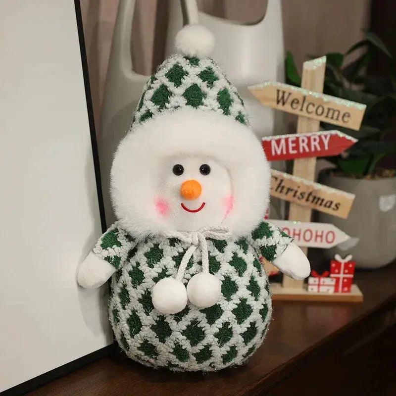 Kawaii Snowman Plush Toy Dress Up 35cm Deluxe Gift - ToylandEU™