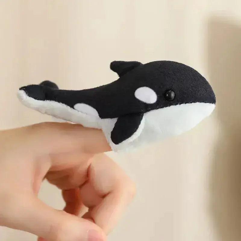 Marine Animal Finger Puppet Plush Toy 9cm Handmade - ToylandEU™