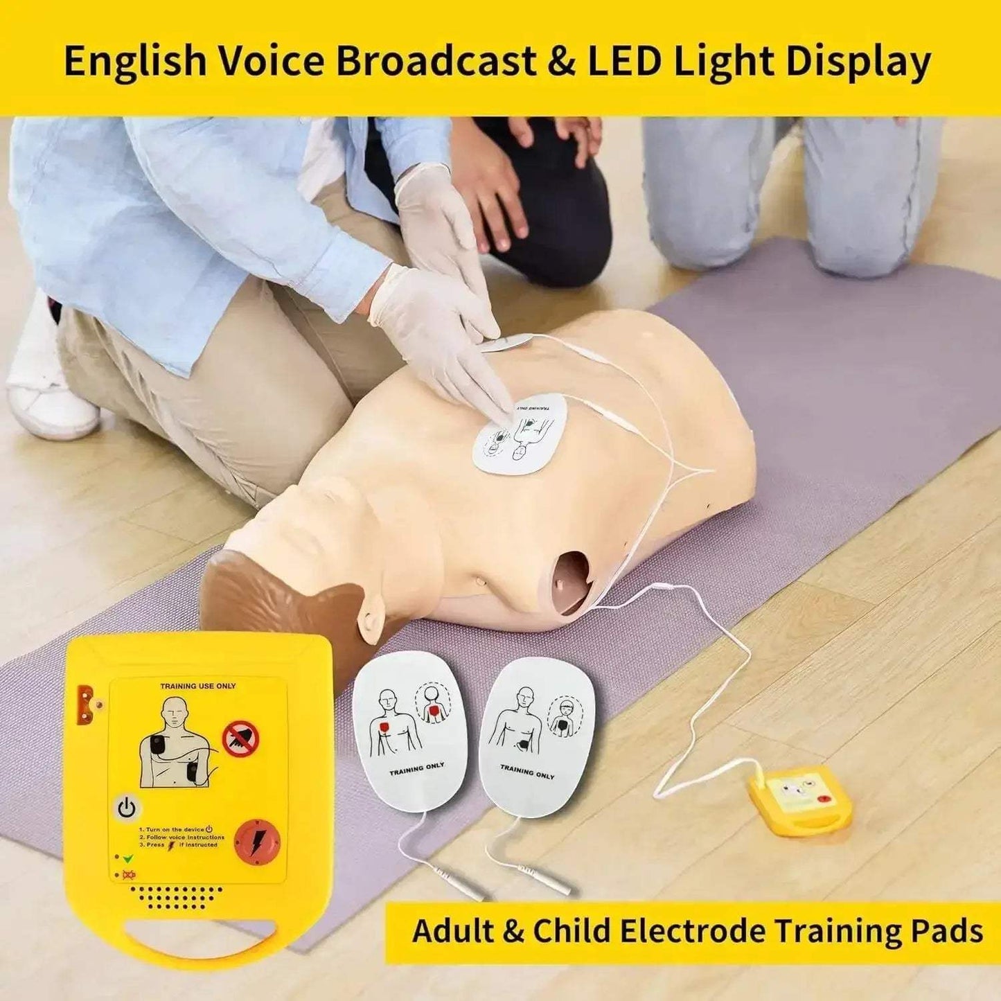 Pocket AED Trainer For Students Compact First Aid Practice - ToylandEU