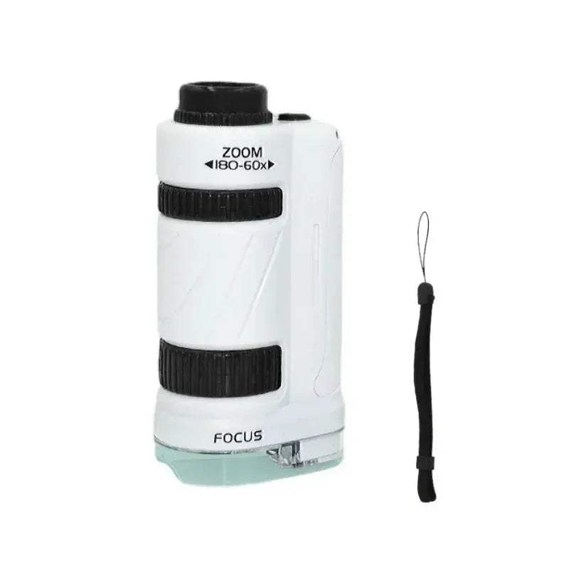 Pocket Microscope For Kids LED Light 60x CE Certified - ToylandEU™