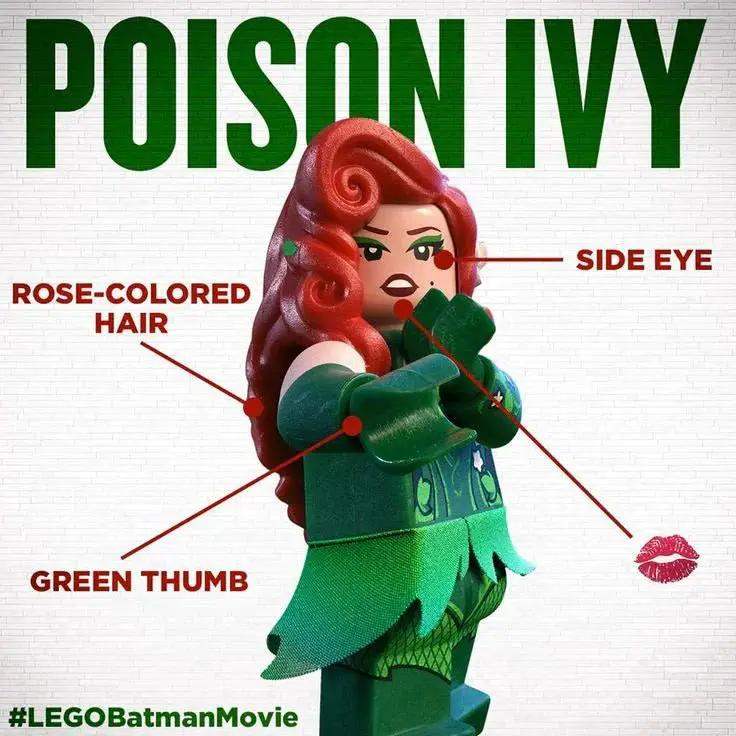 Poison Ivy Minifigure LEGO Compatible Collectible Batman - ToylandEU™