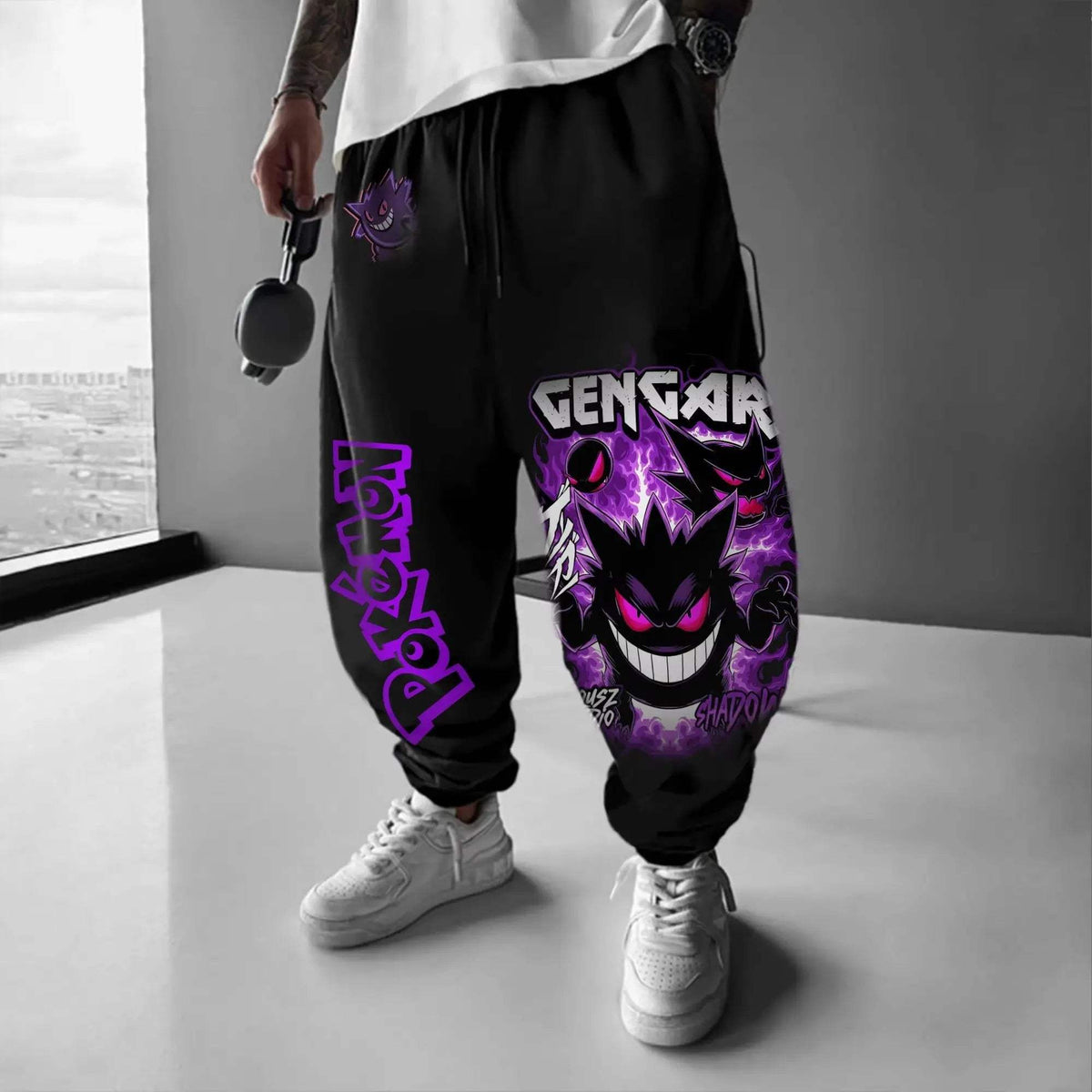 Pokemon Gengar Joggers | Cotton Fabric | Toylandeu™