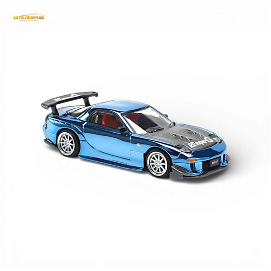 Mazda RX7 Diecast Blue Chrome Limited Edition - ToylandEU™
