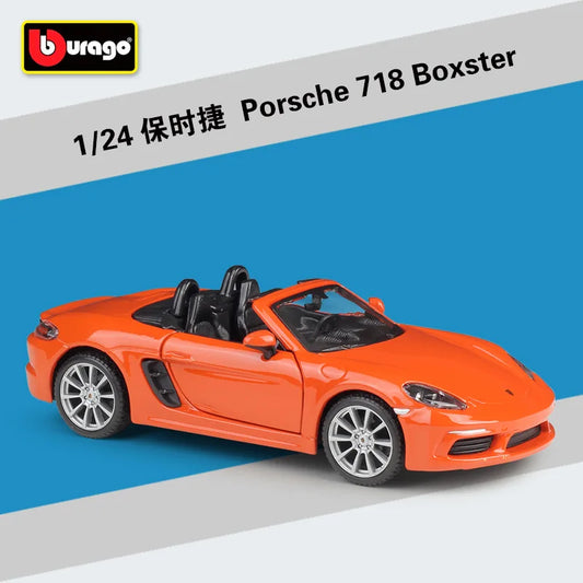 Porsche 718 Boxster Diecast | 1:24 Scale | Toylandeu™