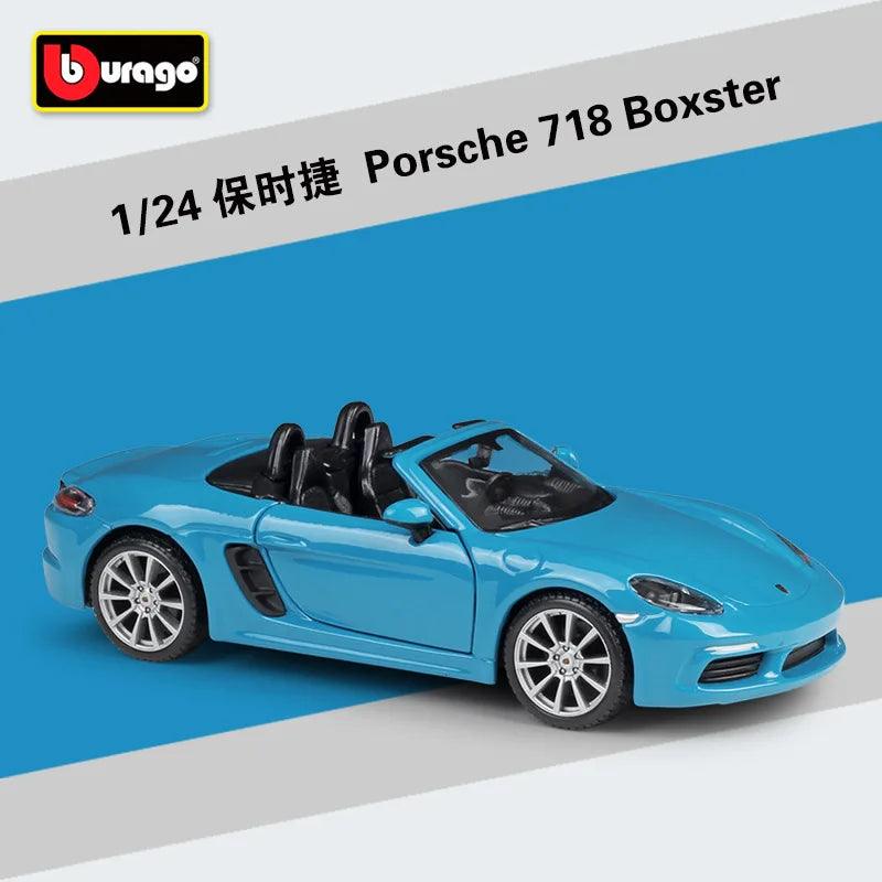 Porsche 718 Boxster Diecast | 1:24 Scale | Toylandeu™