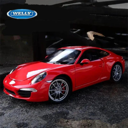 Porsche 911 Diecast Alloy Model Car 1to24 Welly - ToylandEU™