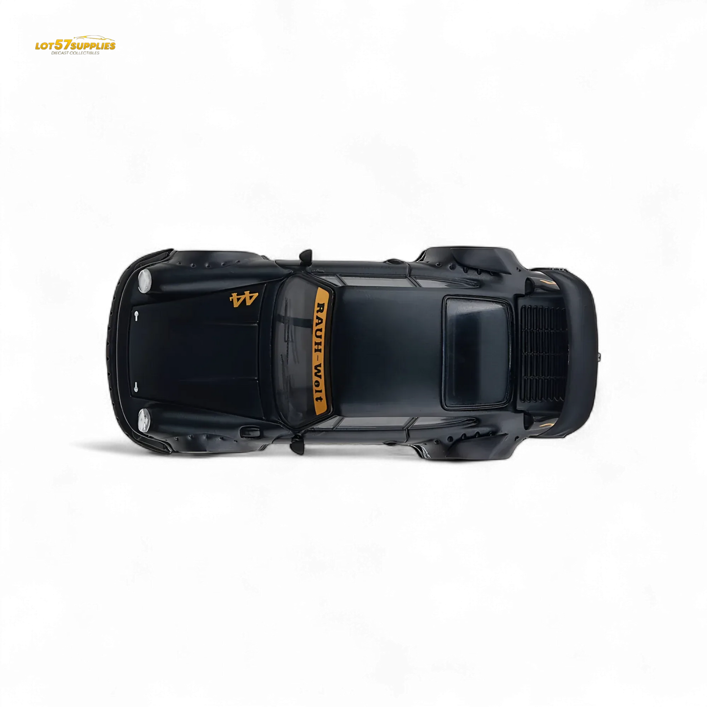 Porsche RWB 993 Diecast Model 1:64 Matte Black Replica - ToylandEU