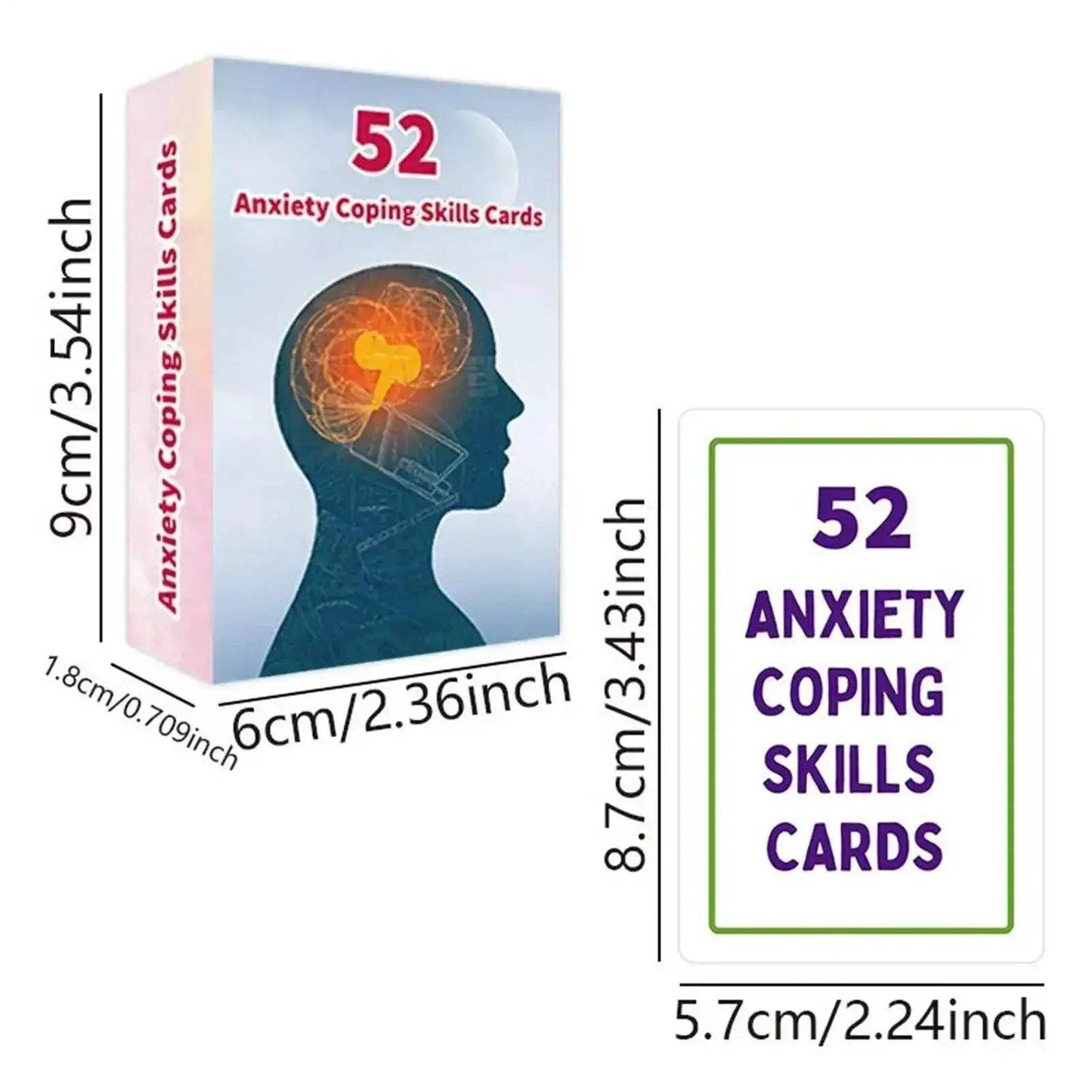 Soothing Mental Health 2 Sided Cards Toyland EU - ToylandEU™