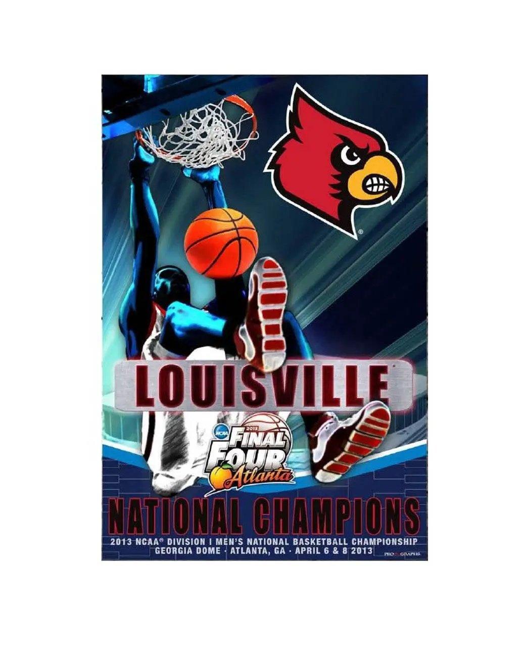Louisville Cardinals 2013 NCAA Basketball National Poster - ToylandEU™