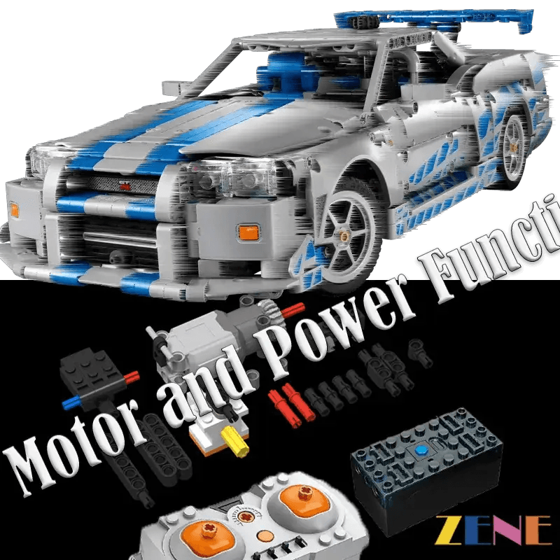 Power Functions Kit for Nissan Skyline GT-R (R34) Car #42210 - ZENE