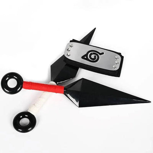 Powerful Naruto Kunai Headband Gloves 3pc Toyland EU - ToylandEU™