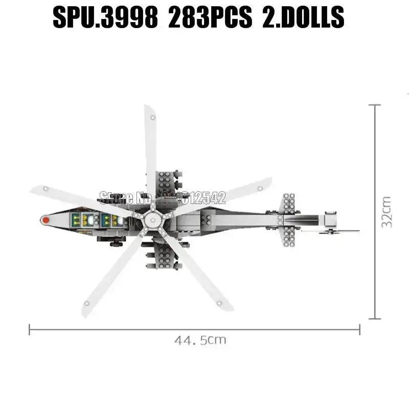 Powerful Wz-10 Helicopter Gunship Blocks Toyland EU - ToylandEU™