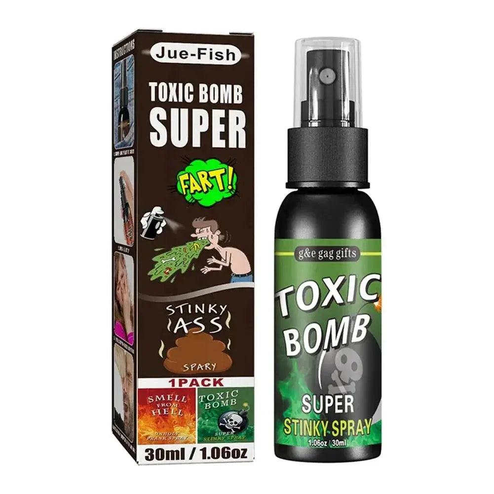 30ml Fart Gag Spray Prank Joke Plastic Smelly Stinky Gags Party Supplies Spray Can Stink for Adults Kids Non Toxic Halloween - ToylandEU™