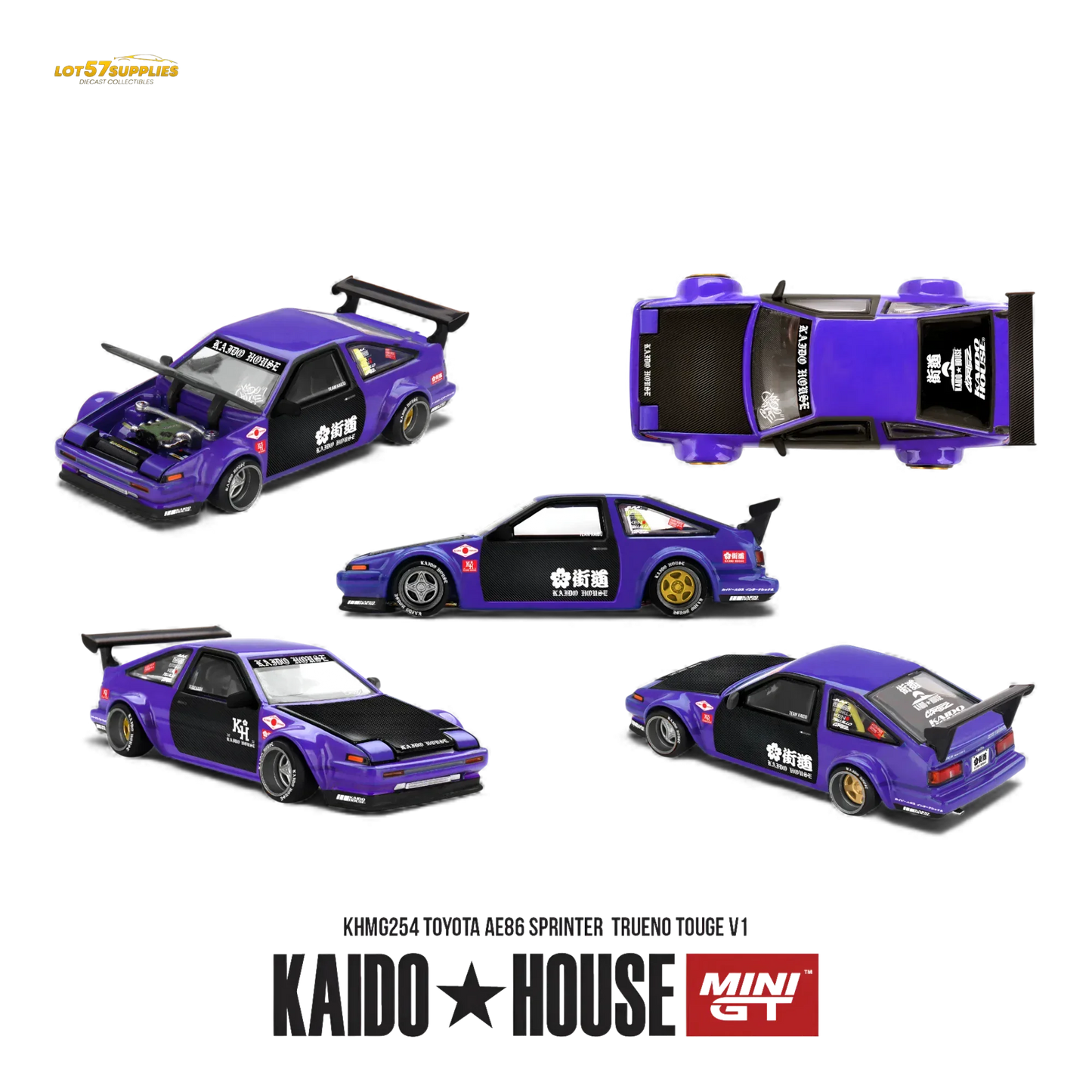 (Pre-Order) Kaido House Toyota AE86 Sprinter Trueno 1:64 - ToylandEU