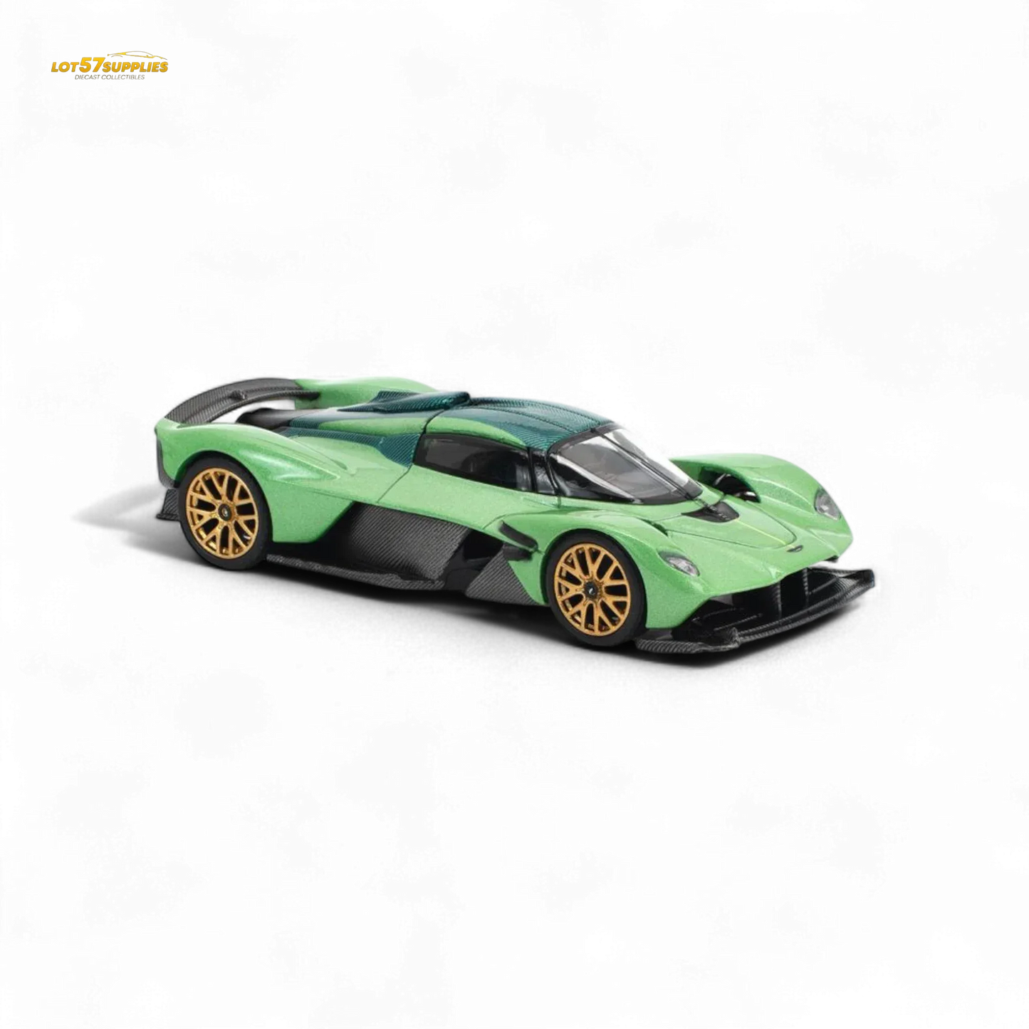 (Pre-Order) poprace ASTON MARTIN VALKYRIE - IRIDESCENT EMERALD 1/64 - ToylandEU