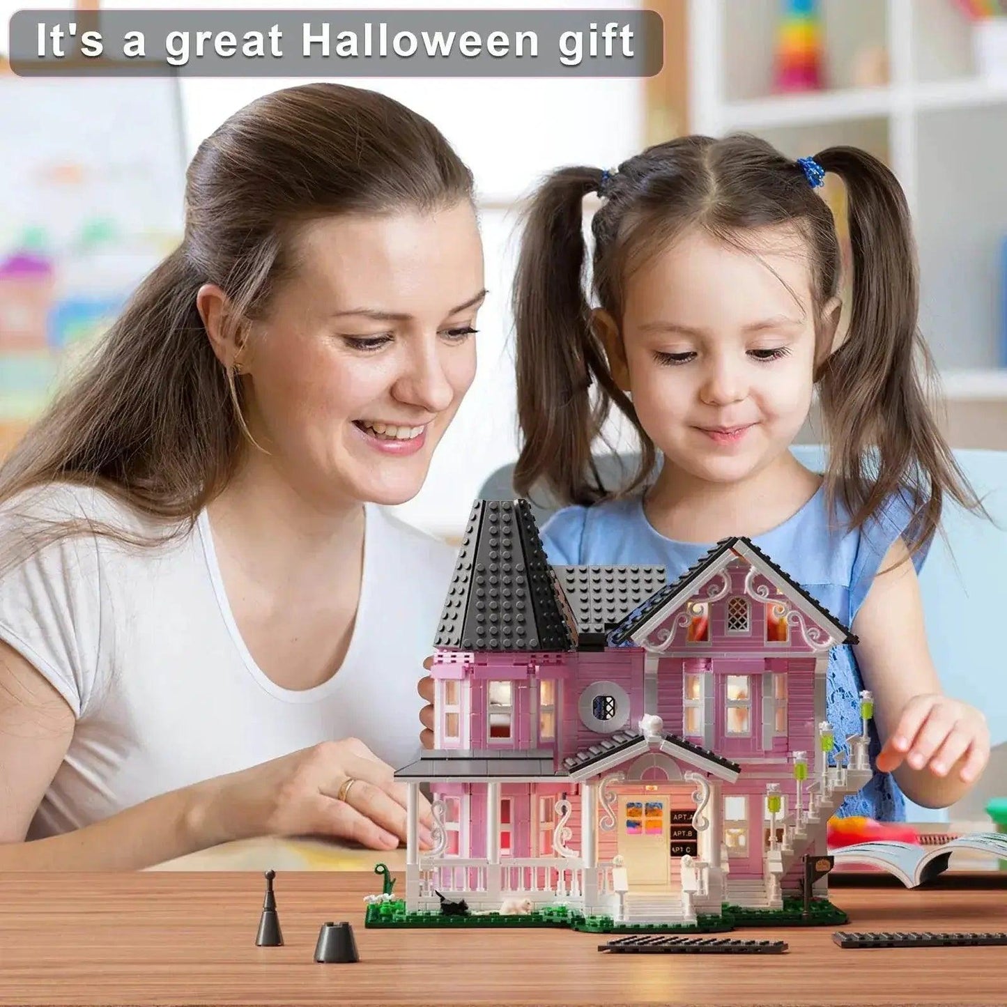 Premium 1349 Pink Palace Blocks Set Toyland EU - ToylandEU™