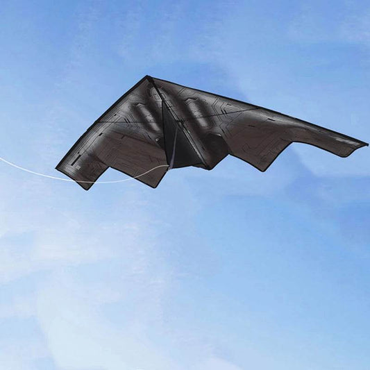 Premium 160x80cm Foldable Nylon Plane Kite with Handle & Line - ToylandEU