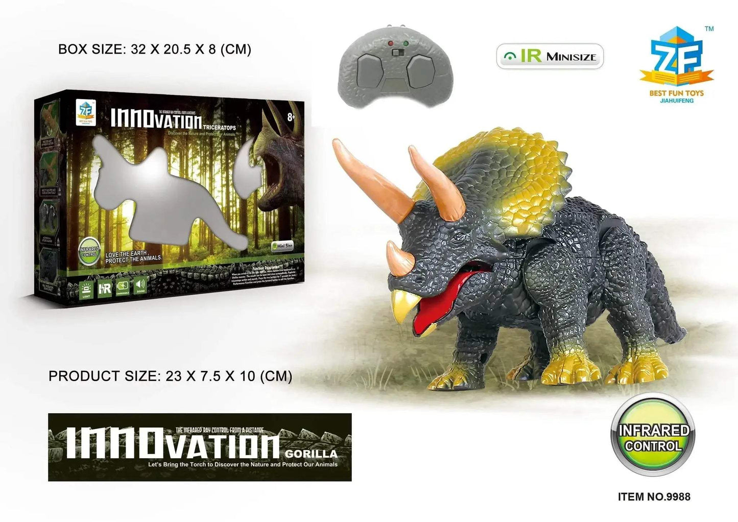 Fast 2 4G RC Dinosaur Toy With Swimming Toyland EU - ToylandEU™