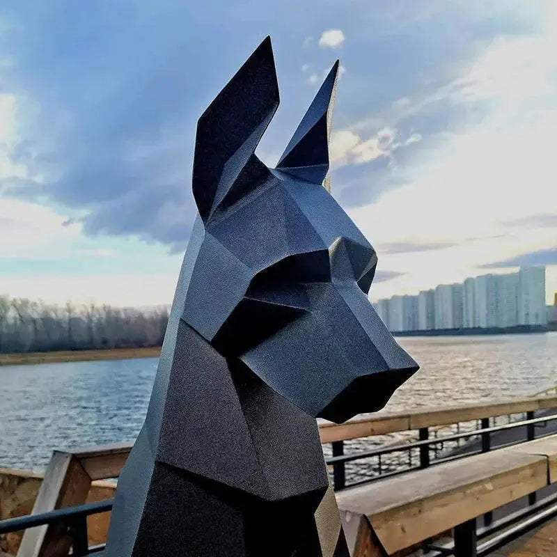 Vivid Doberman Papercraft Sculpture 100cm Toyland EU - ToylandEU™
