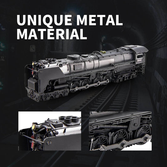 Premium 3D Metal Puzzle Kit with Detailed Locomotive Design for Hobbyists and Collectors - ToylandEU