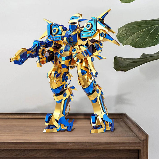 Premium 3D Metal Puzzle Kit with Sky Dominator Model for Adults and Teens - ToylandEU