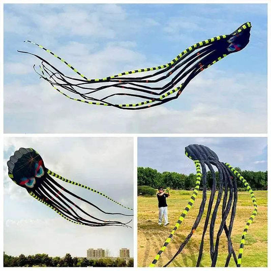 Premium 3D Octopus Kite Four Colors Outdoor Nylon Adult - ToylandEU