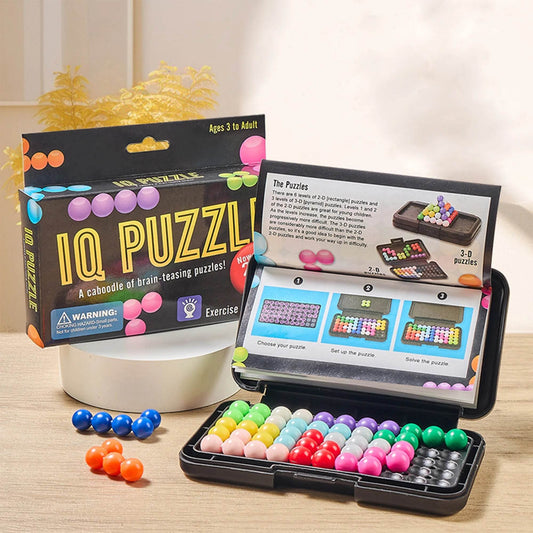 Premium 3D Puzzle Board Game with 120 Challenges for Children and Teens - ToylandEU