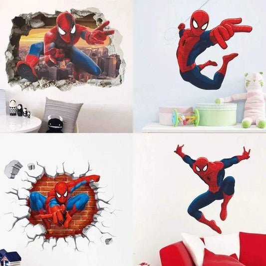 Bold 3D Spiderman Wall Stickers Kids Room Toyland EU - ToylandEU™