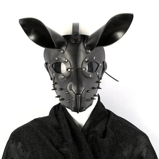 Premium 3D Steampunk PU Bunny Mask For Adult Cosplay - ToylandEU