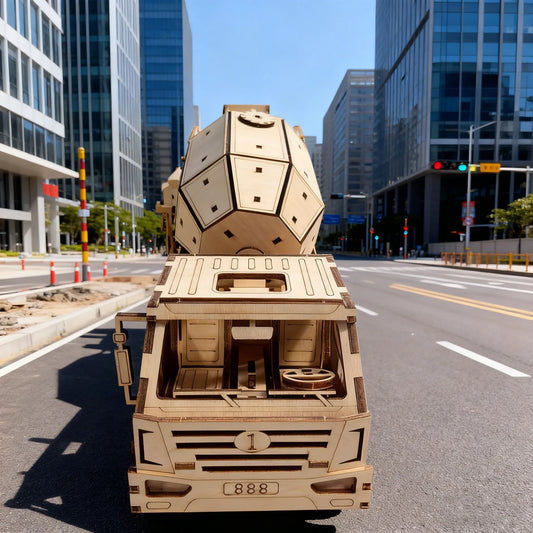 Premium 3D Wooden Puzzle Kit For Construction Fun Projects - ToylandEU