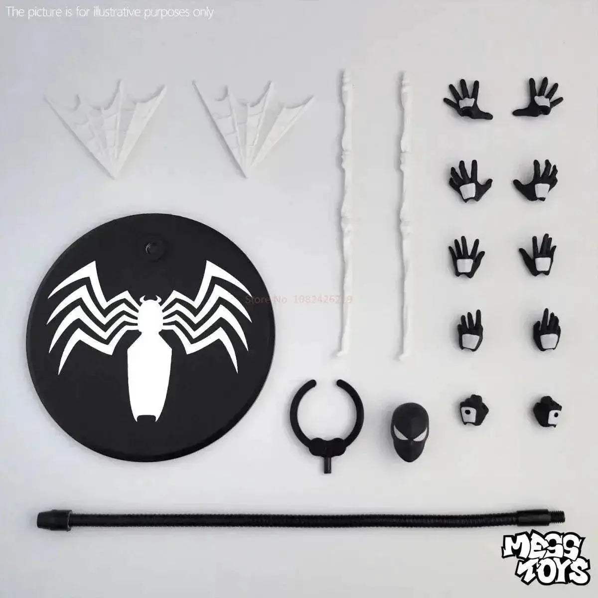 Premium Black Spider Man Action Figure PVC Toyland EU - ToylandEU™