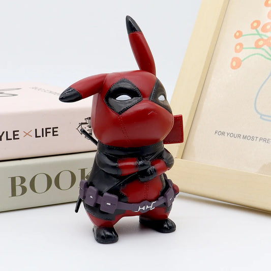 Premium Action Figure Pikachu Deadpool Q Version Desk Decor - ToylandEU