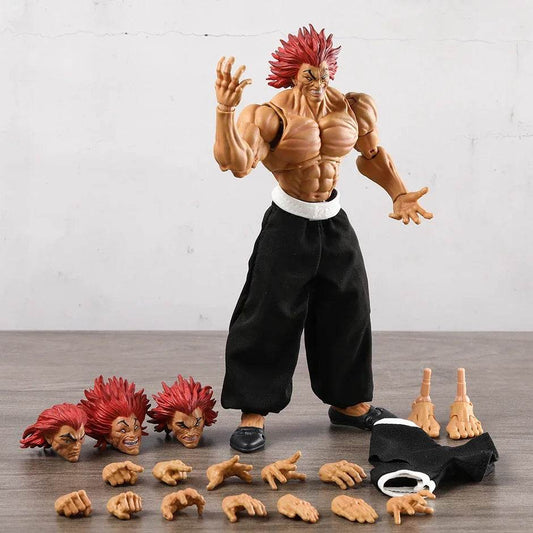 Premium Action Figure Toy Featuring Movable Joints for Yujiro Baki Hanma Collectors and Anime Fans - ToylandEU