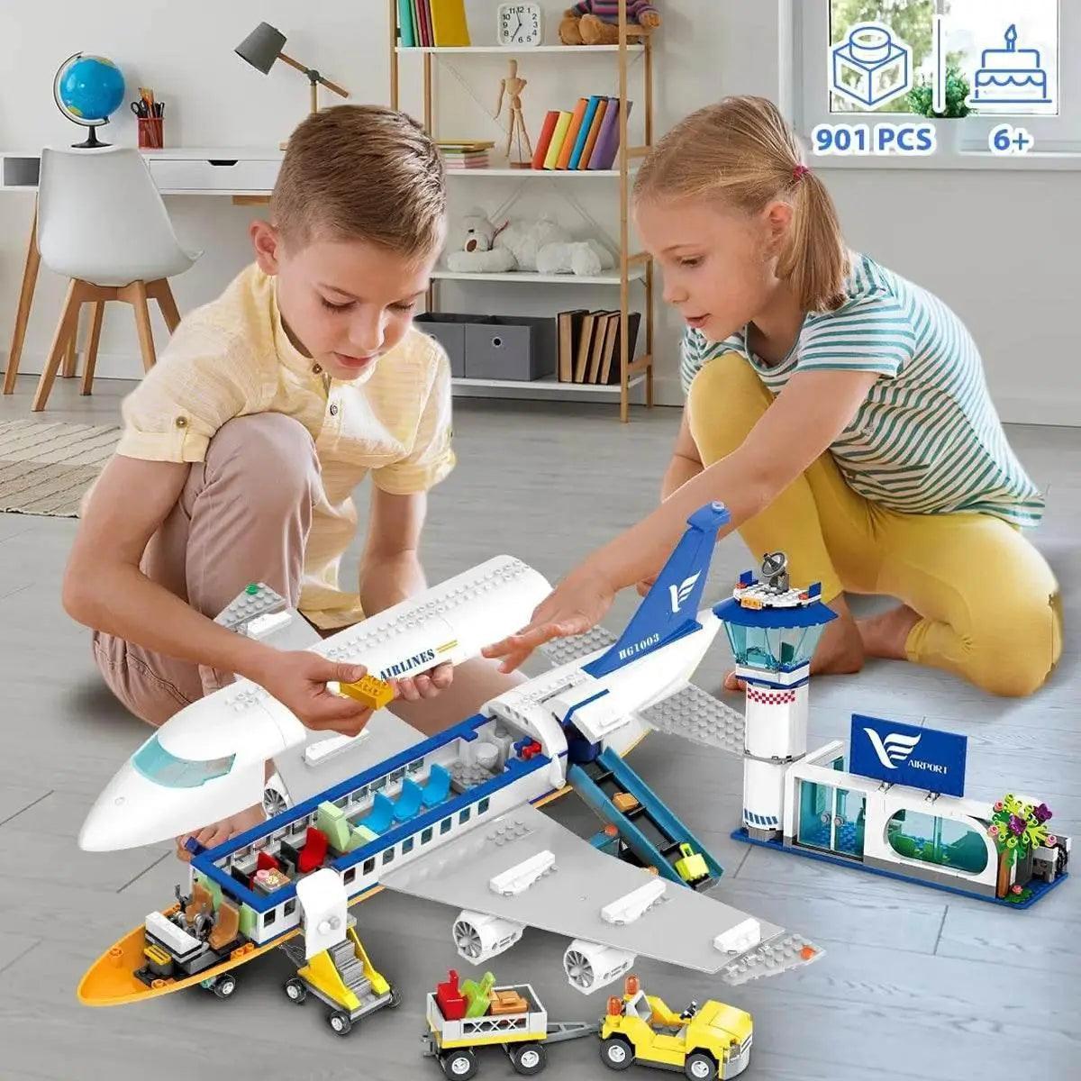 Premium Airplane Building Set LED Toyland EU - ToylandEU™
