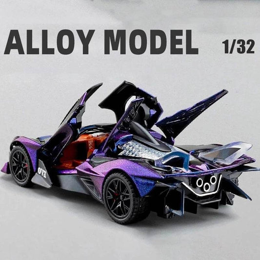 Premium Alloy Diecast Car One To Thirty Two Scale With Sound And Light Pull Back For Adult Collectors - ToylandEU
