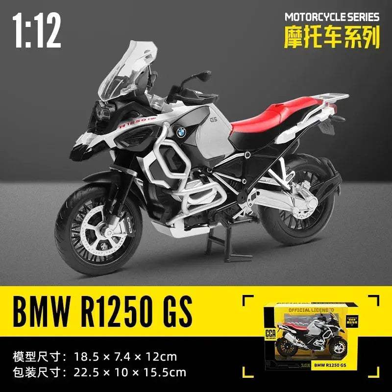Premium Alloy Diecast Motorcycle Model 1 12 Scale BMW R1250 GS Display Ornament For Collectors And Enthusiasts - ToylandEU