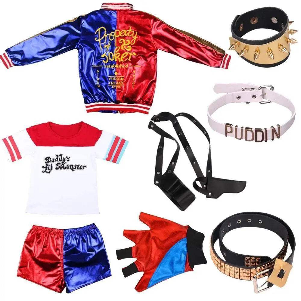 Premium Anime Costume Set Quinn Wig 2Pc Toyland EU - ToylandEU™
