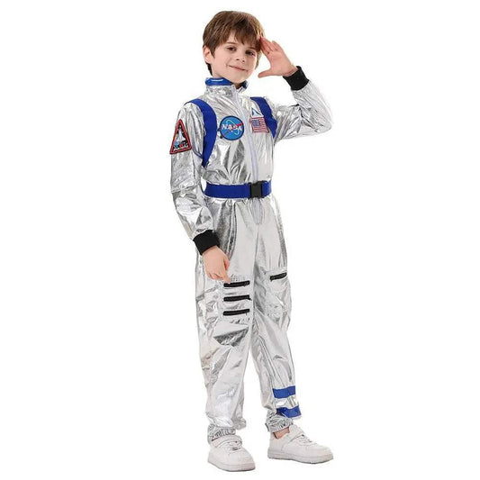 Premium Astronaut Costume Silver Jumpsuit Toyland EU - ToylandEU™