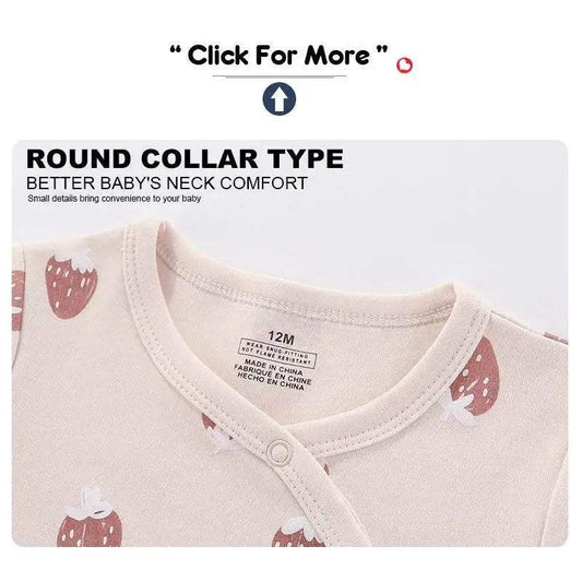 Premium Baby Rompers 3 Pcs Lot Autumn Winter Long Sleeve Cotton Soft For Newborns - ToylandEU