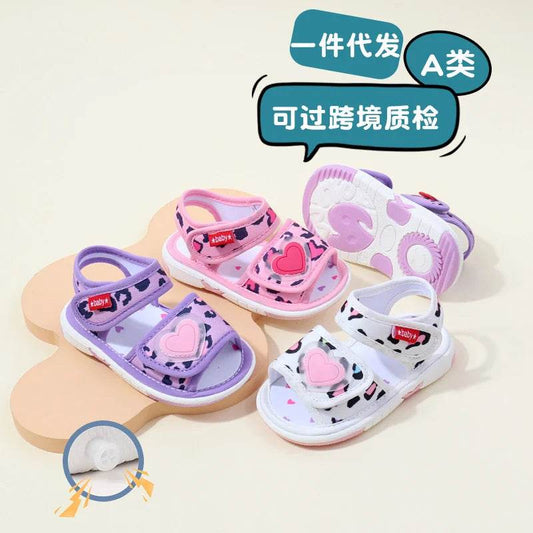 Premium Baby Shoes Squeaky Summer Sandal With Anti Slip Outsole For Toddler Girls - ToylandEU