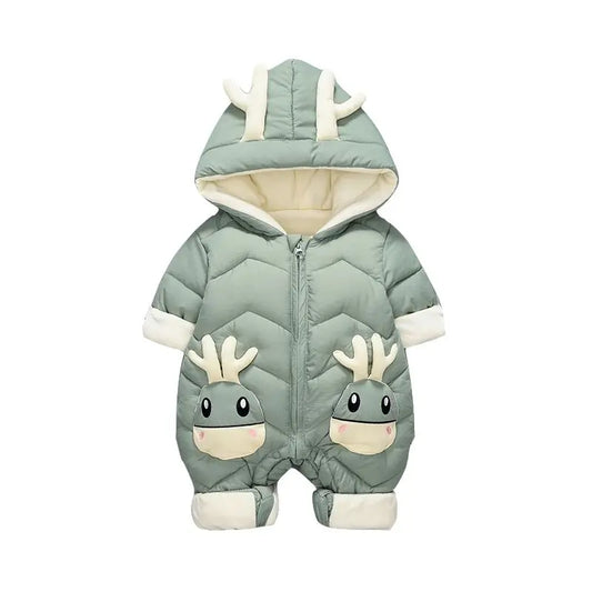 Premium Baby Snowsuit Velvet Thick Lining For Babies And Toddlers - ToylandEU