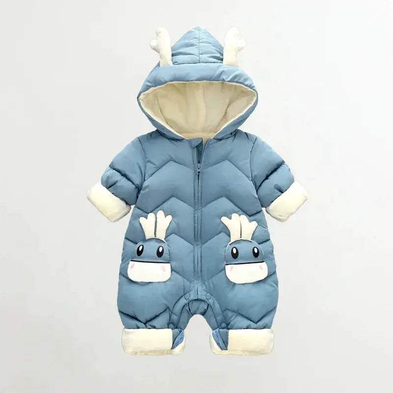 Premium Baby Snowsuit Velvet Thick Lining For Babies And Toddlers - ToylandEU