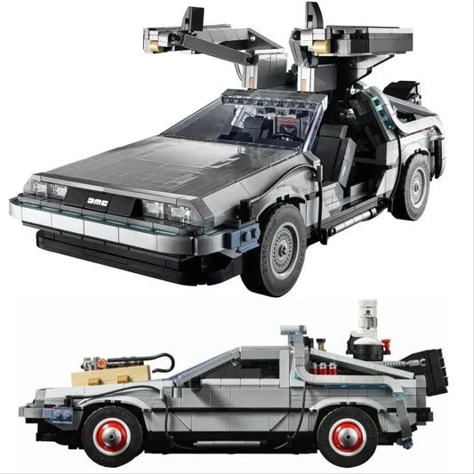 Premium Back To The Future Time Machine Building Blocks 1872 Pieces For Kids - ToylandEU