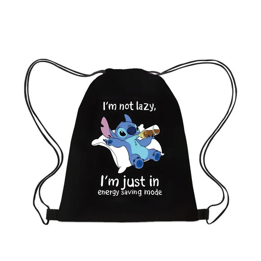 Premium Backpack Disney Lilo And Stitch Cartoon Drawstring For Kids - ToylandEU