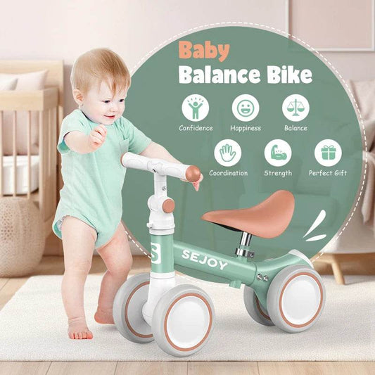 Premium Balance Bike For Toddlers With Four Wheels - ToylandEU